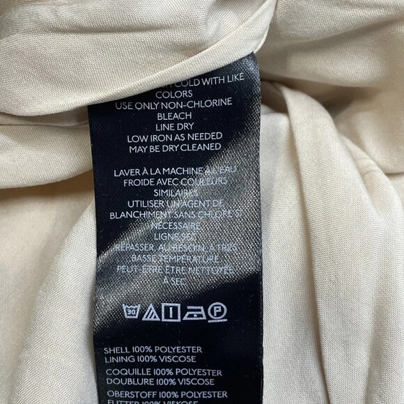 NEW ANTHROPOLOGIE X BHLDN Selma Halter Neck Satin Maxi Dress |Size S| Champagne - Picture 7 of 9